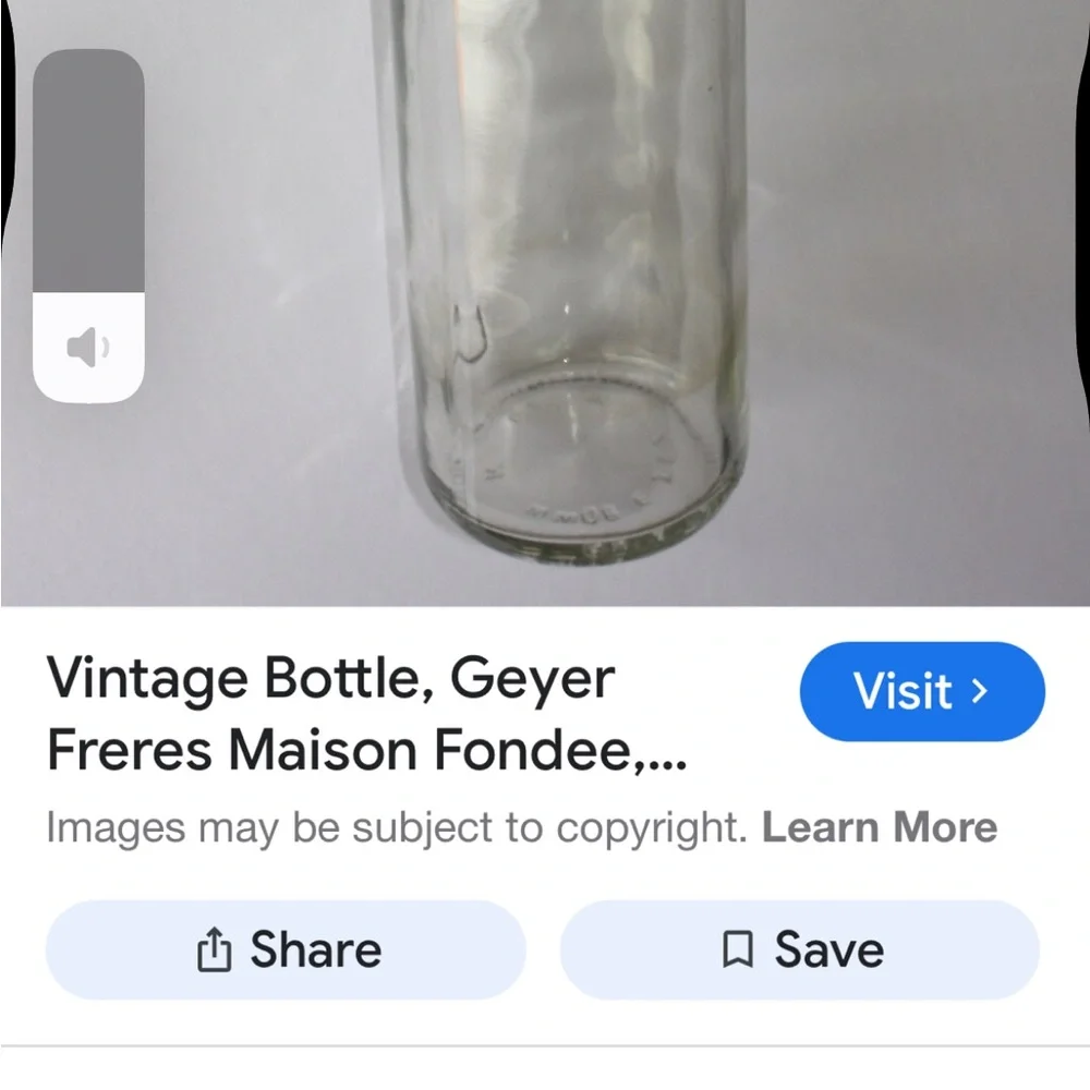 Vintage bottles
